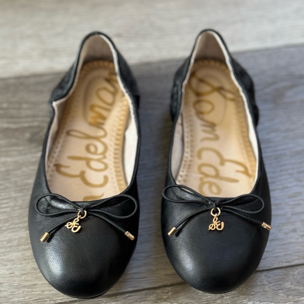 Sam Edelman Black Flats girls Size 3